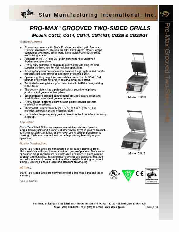 Star Manufacturing Gas Grill CG28I-page_pdf